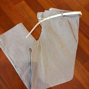 Calvin Klein Blue Pinstripe Pants